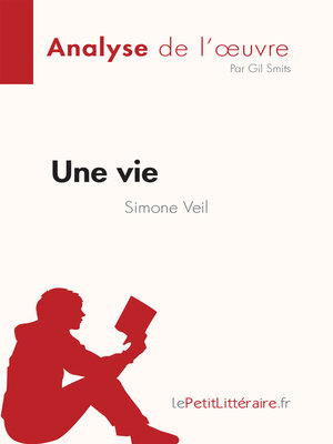 cover image of Une vie de Simone Veil (Analyse de l'œuvre)